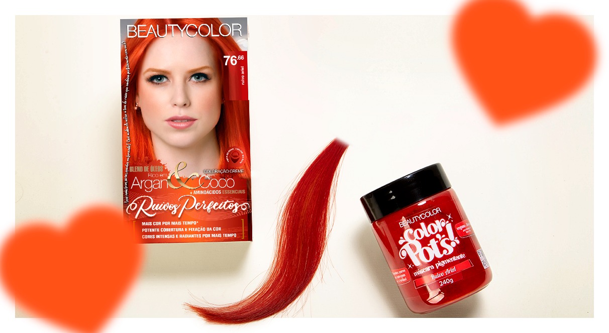 Comparativo: Ruivo Ariel vs. outros tons de ruivo