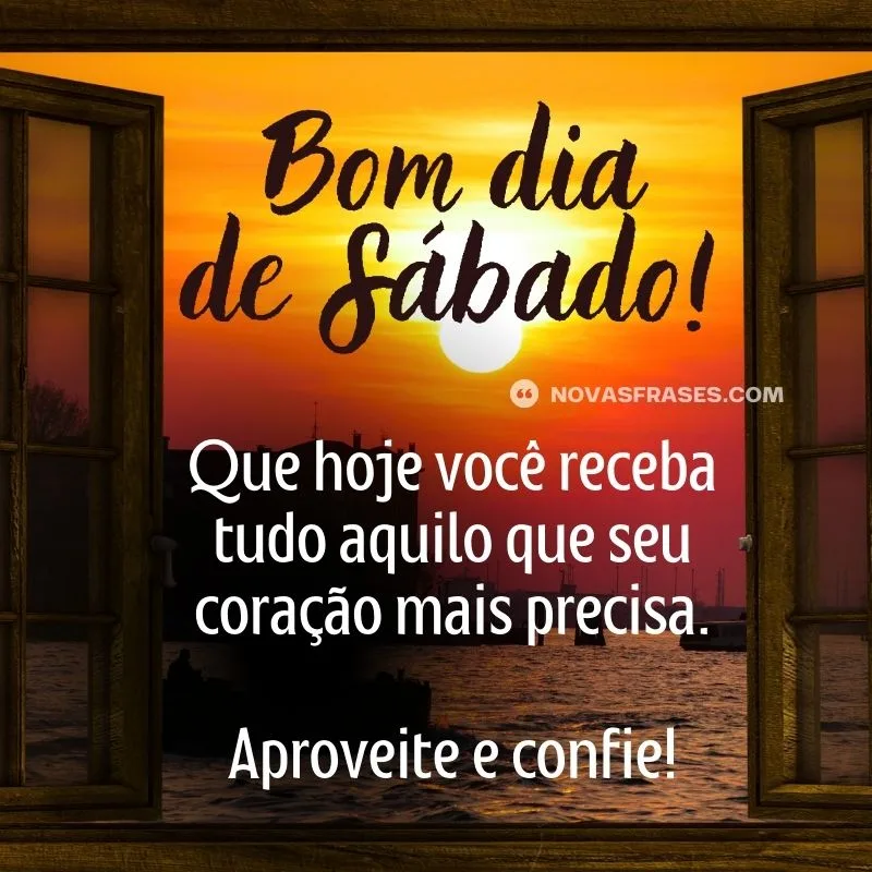 bom dia sábado com fé