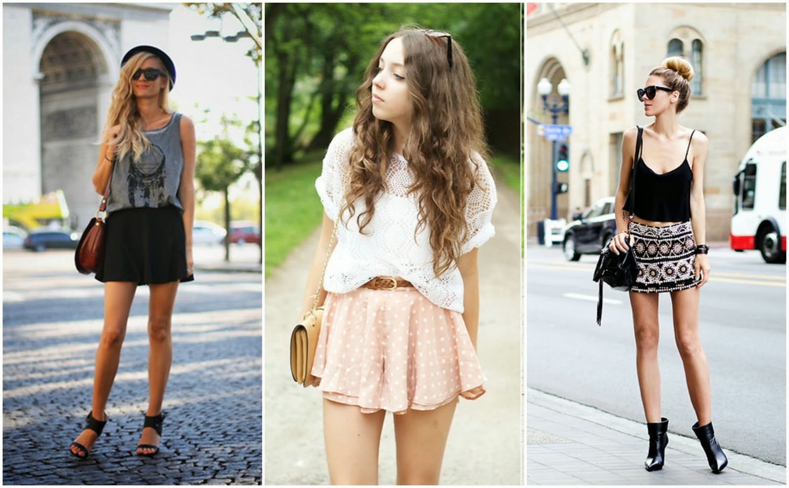 saia curta jeans