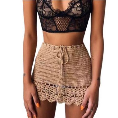 onde comprar saia de crochê artesanal