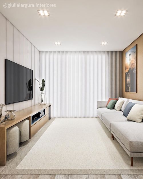 Cores que ampliam: Paletas ideais para salas de estar pequenas e modernas