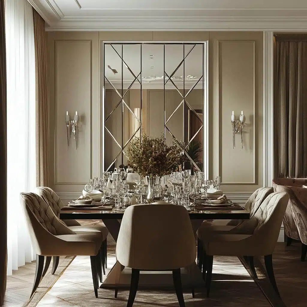 Feng Shui na Sala de Jantar: O Poder dos Espelhos para a Prosperidade