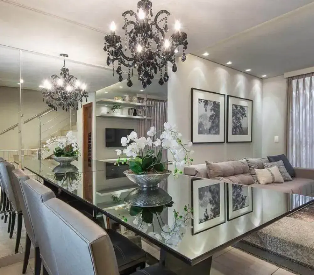 ideias sala de jantar moderna pequena