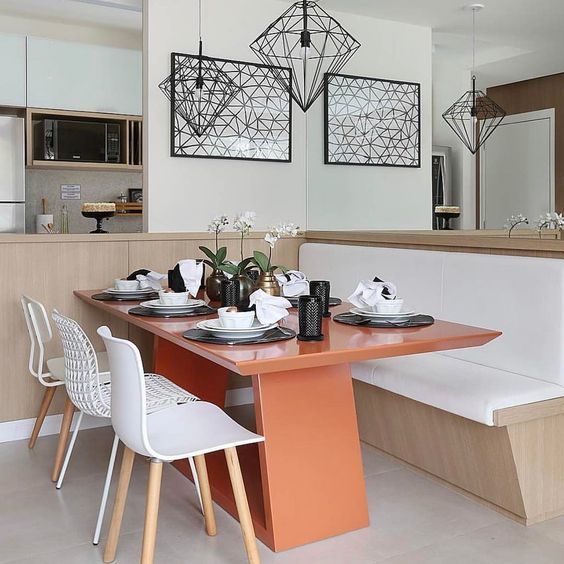 pendentes para sala de jantar moderna