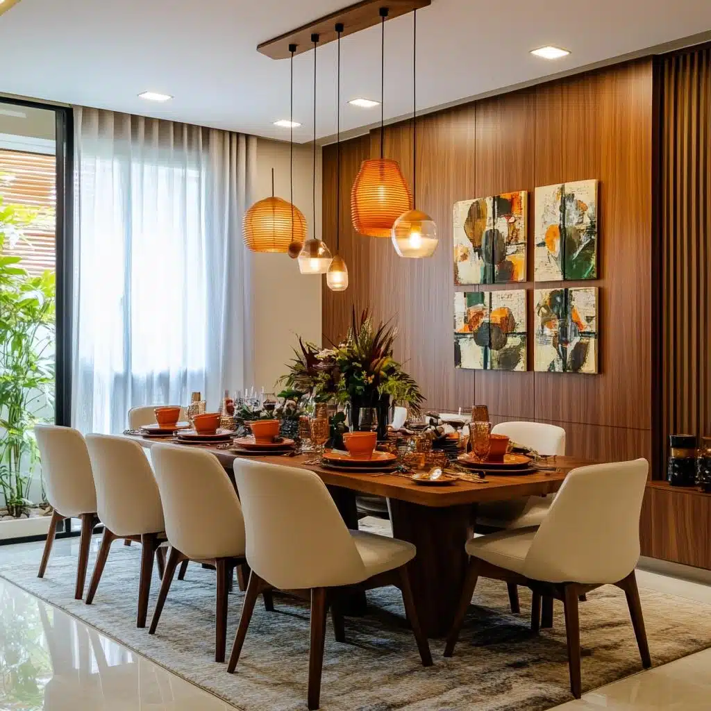 sala de jantar moderna
