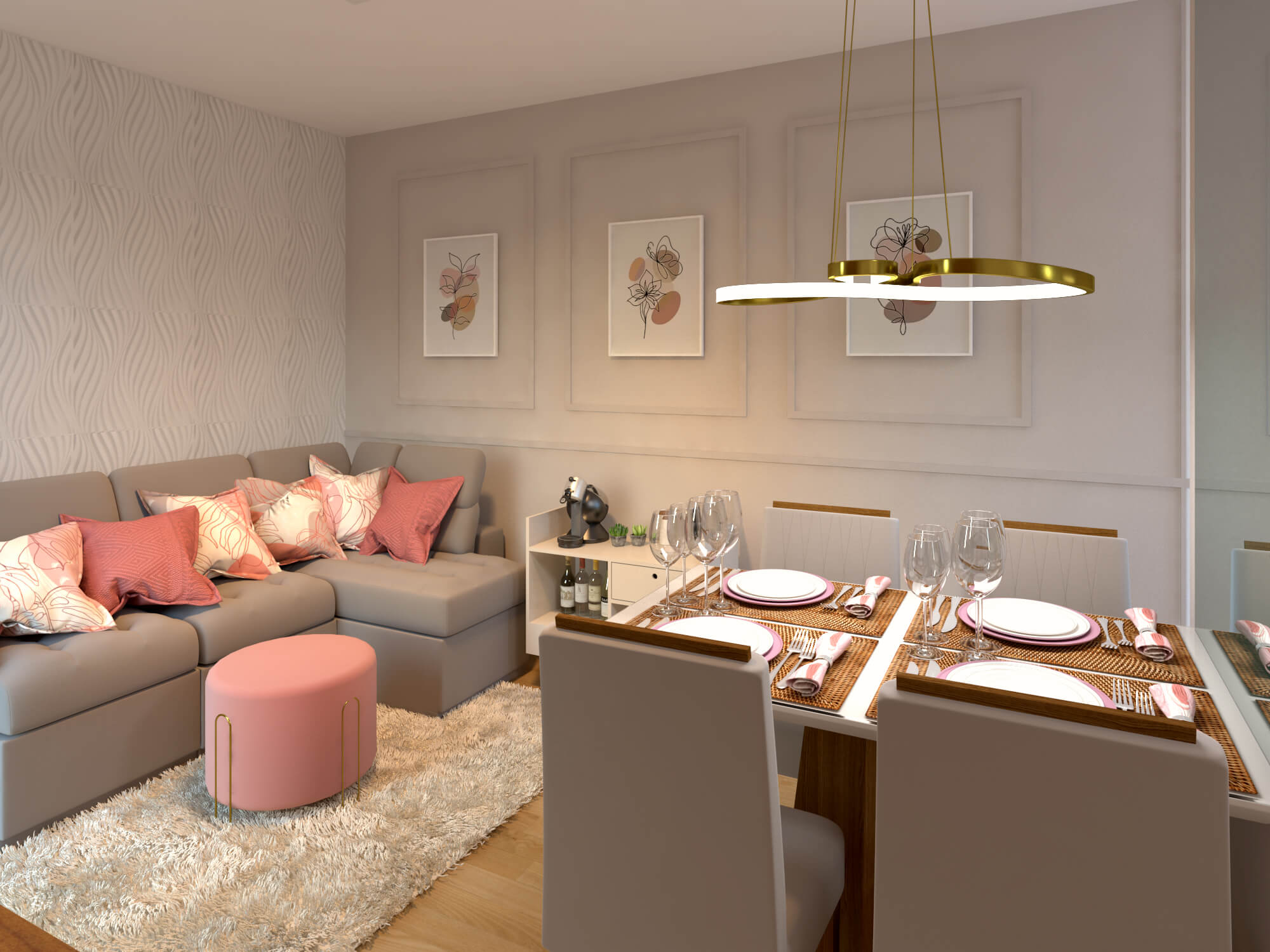 sala de jantar pequena