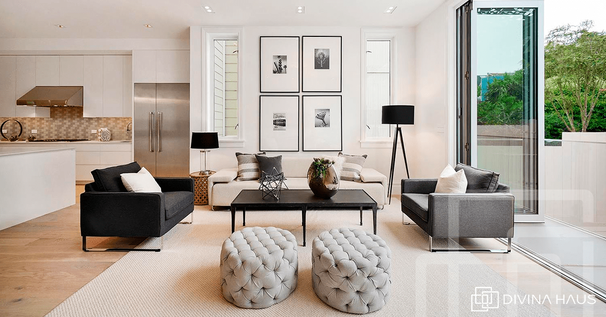decoração sala moderna luxuosa
