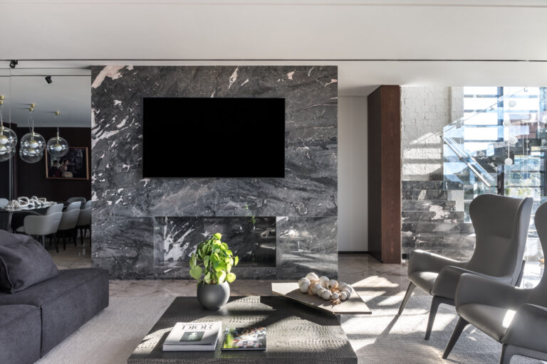 decoração sala moderna luxuosa