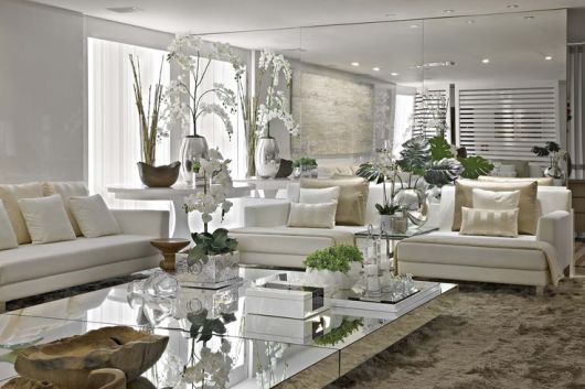 cores para sala de luxo moderna