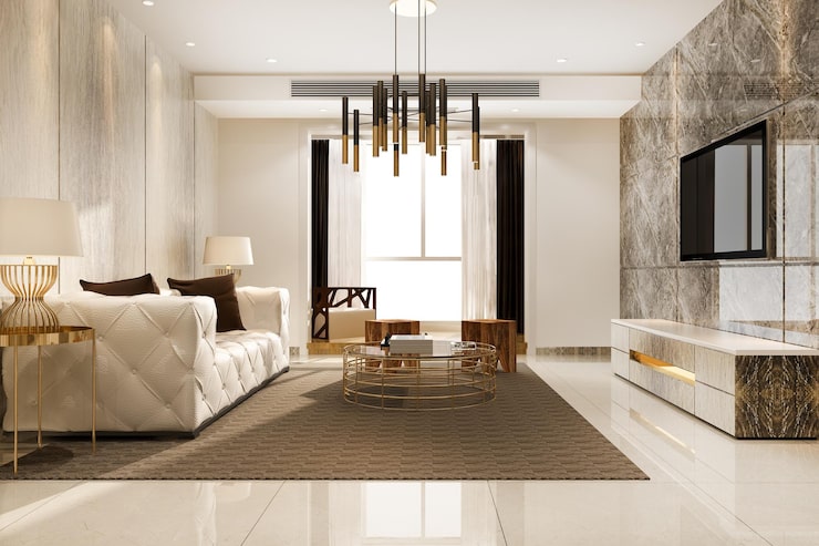 móveis para sala de luxo moderna