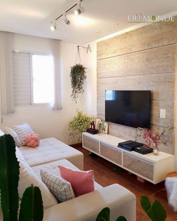 sala decorada simples