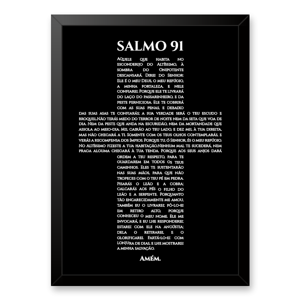 salmo 91 para imprimir com versículos