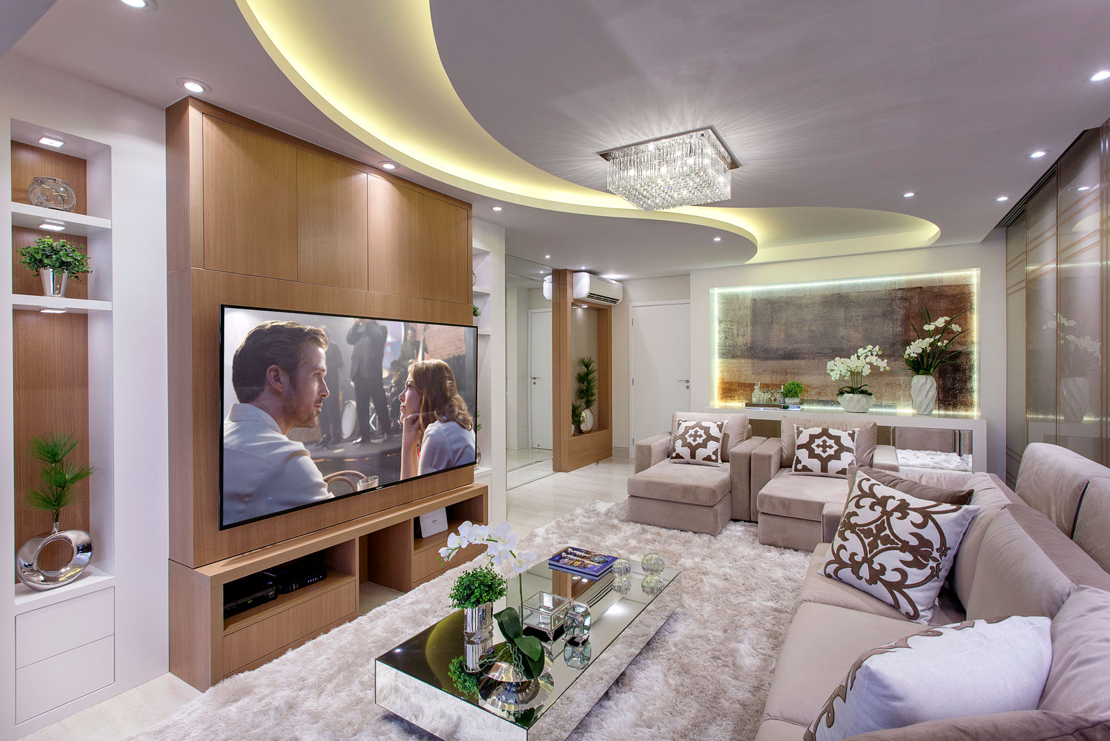 sanca de gesso com led