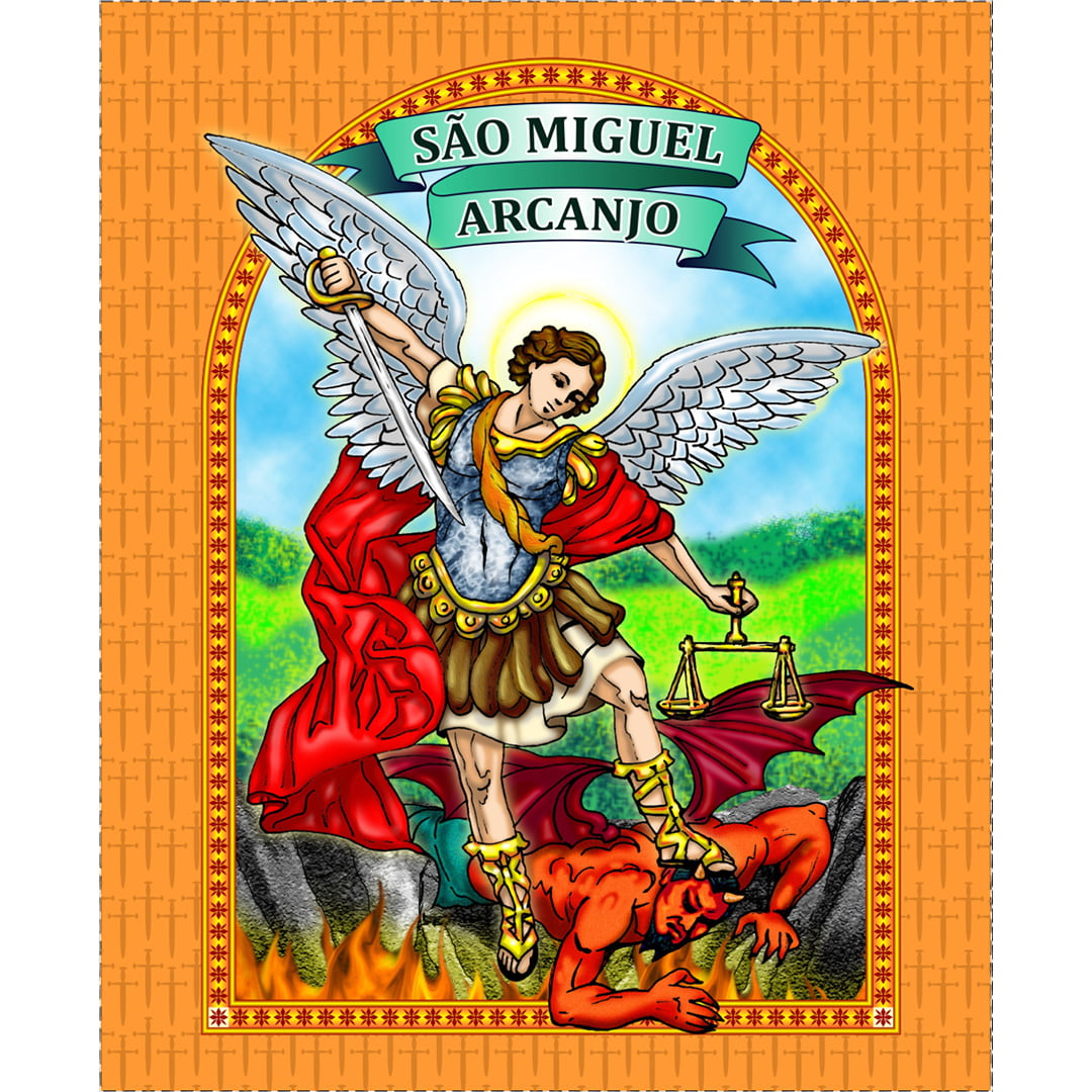 ilustração são miguel arcanjo