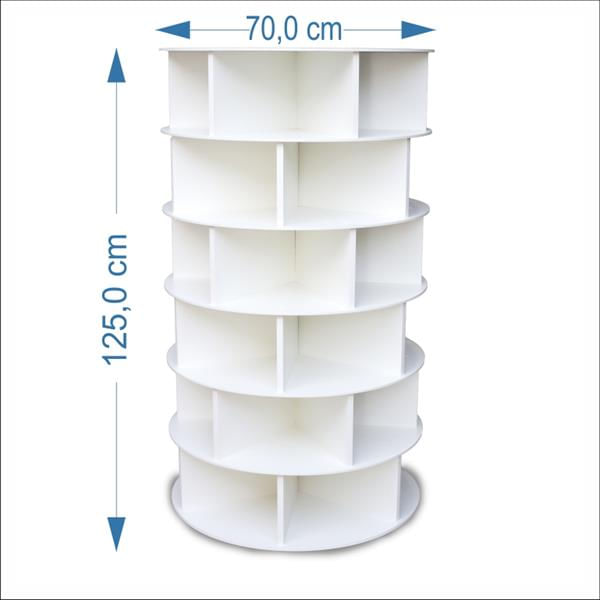 Modelos de sapateira giratória para colecionadores de sapatos