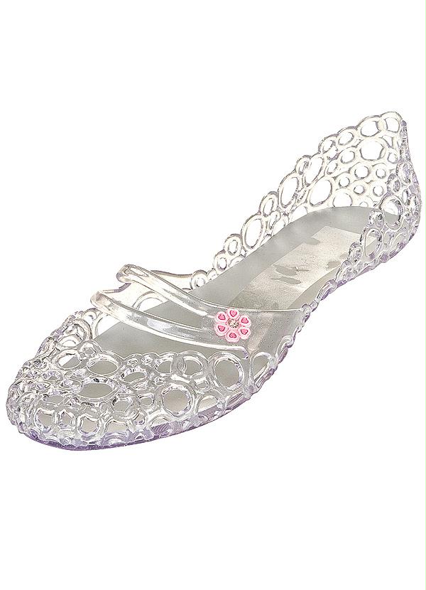 Sapatilha De Plastico Transparente