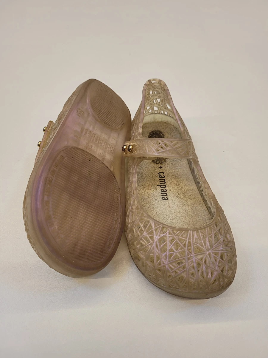 Sapatilha De Plastico Transparente