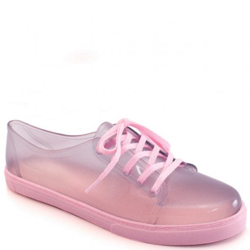 Sapatilha De Plastico Transparente