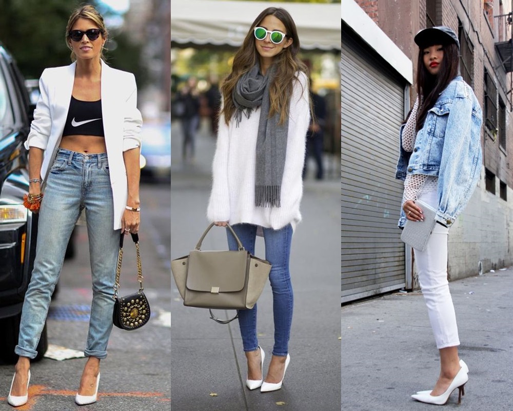 sapato branco feminino para trabalhar