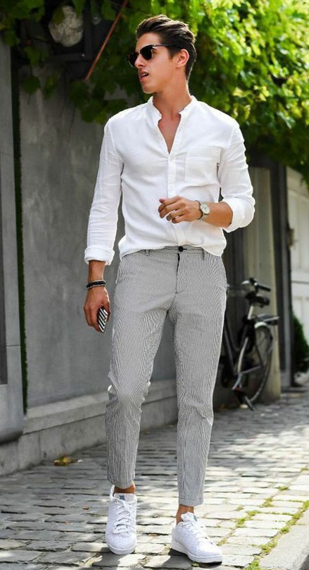 sapato branco masculino de camurça