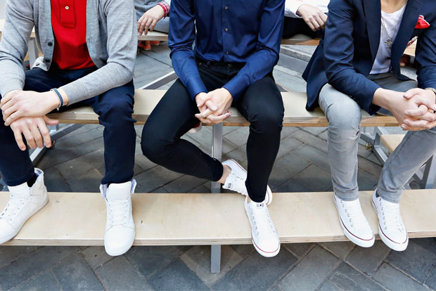sapato branco masculino sustentável