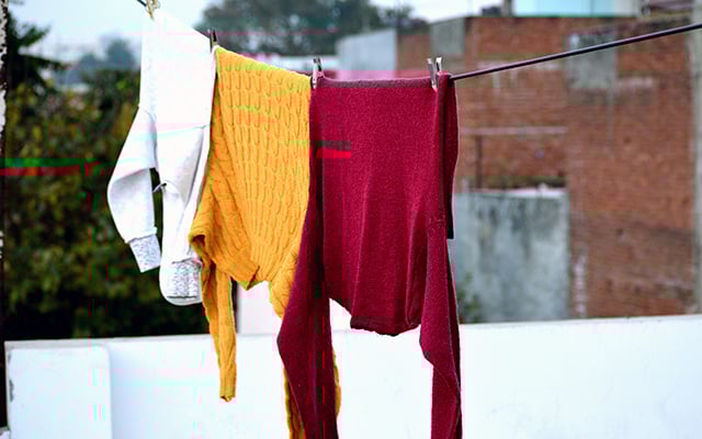 erros comuns ao secar roupa no frio e como evitar