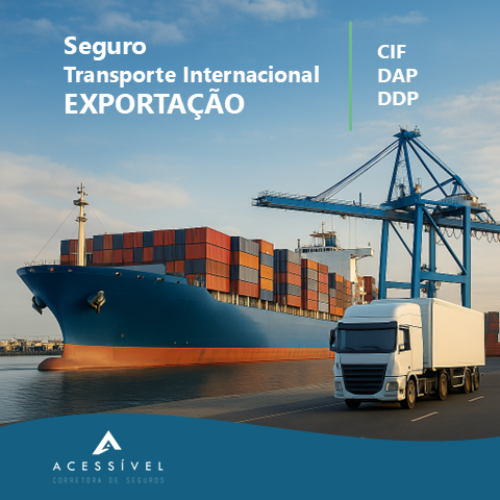 seguro de carga internacional exportação aérea