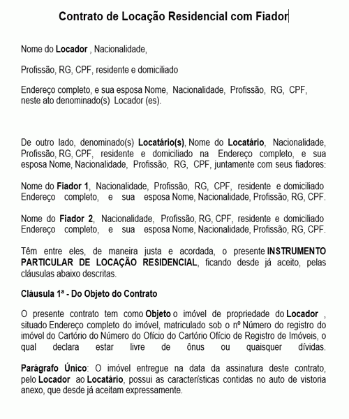 Documentação Essencial para Aprovação do Seguro Fiança