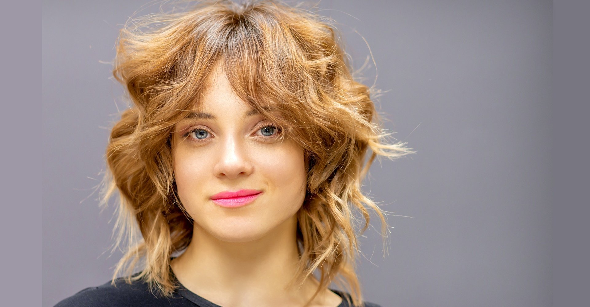 Franjas que combinam com o corte shaggy hair