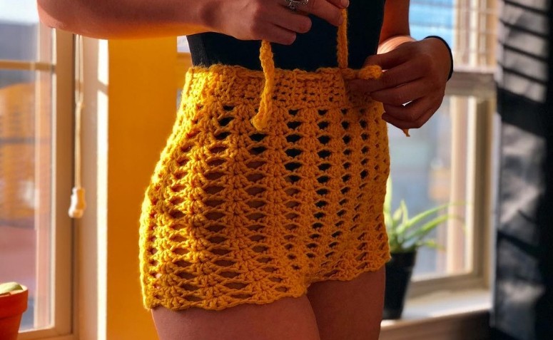 short de croche