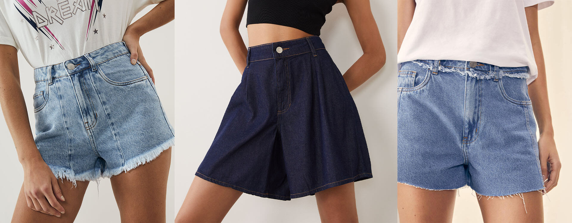 Short jeans preto