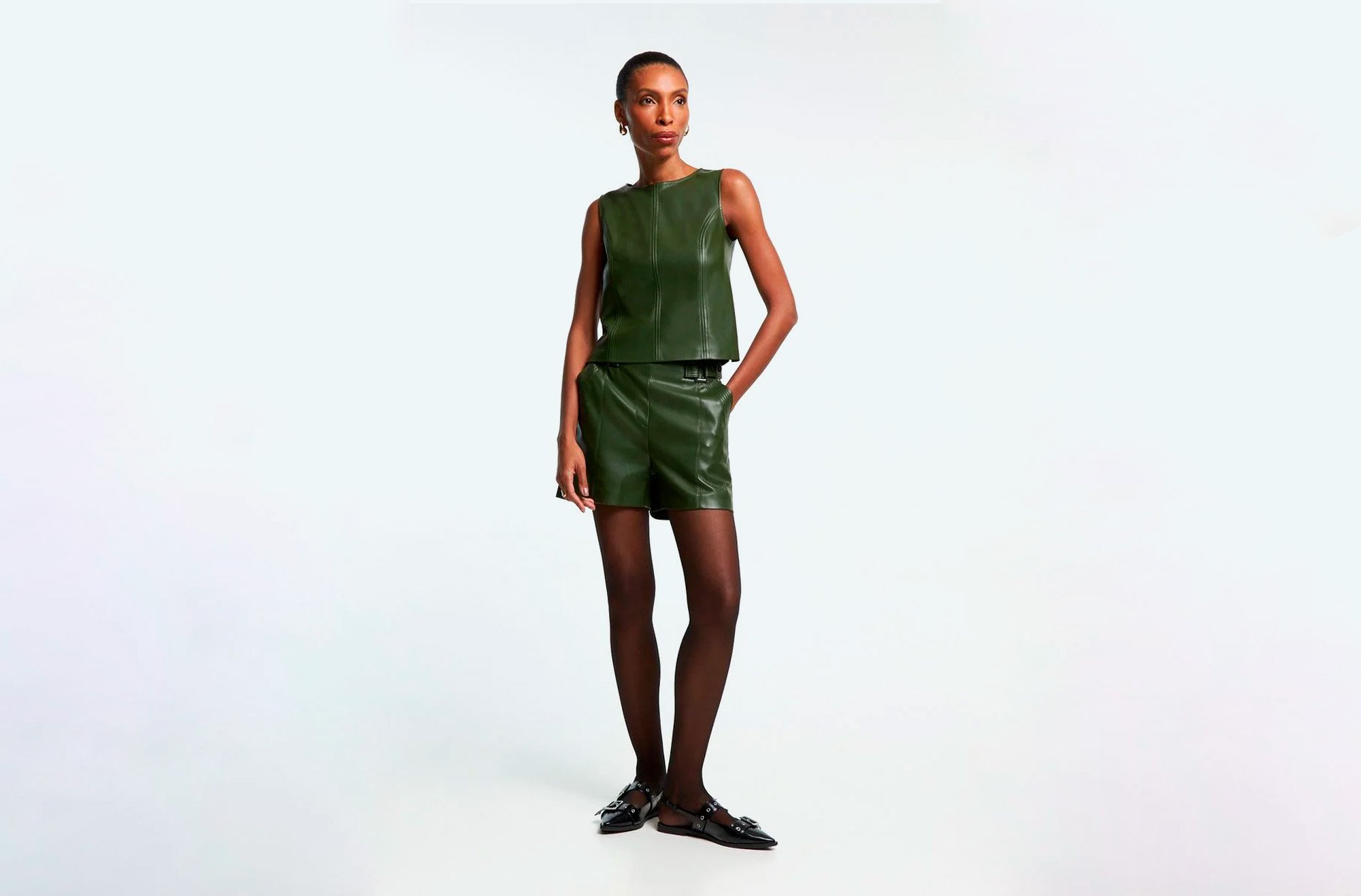 shorts para usar com vestido