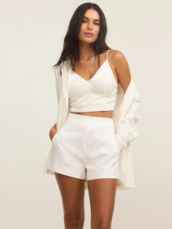 shorts para usar com vestido