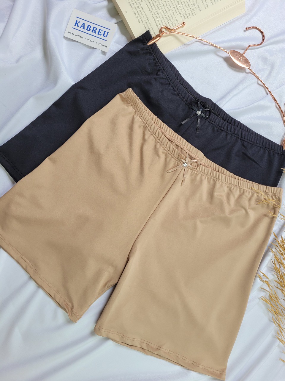 shorts para usar com vestido