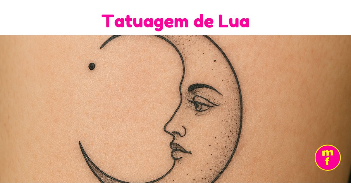 A Meia-Lua na Tatuagem: Intuição e Feminilidade