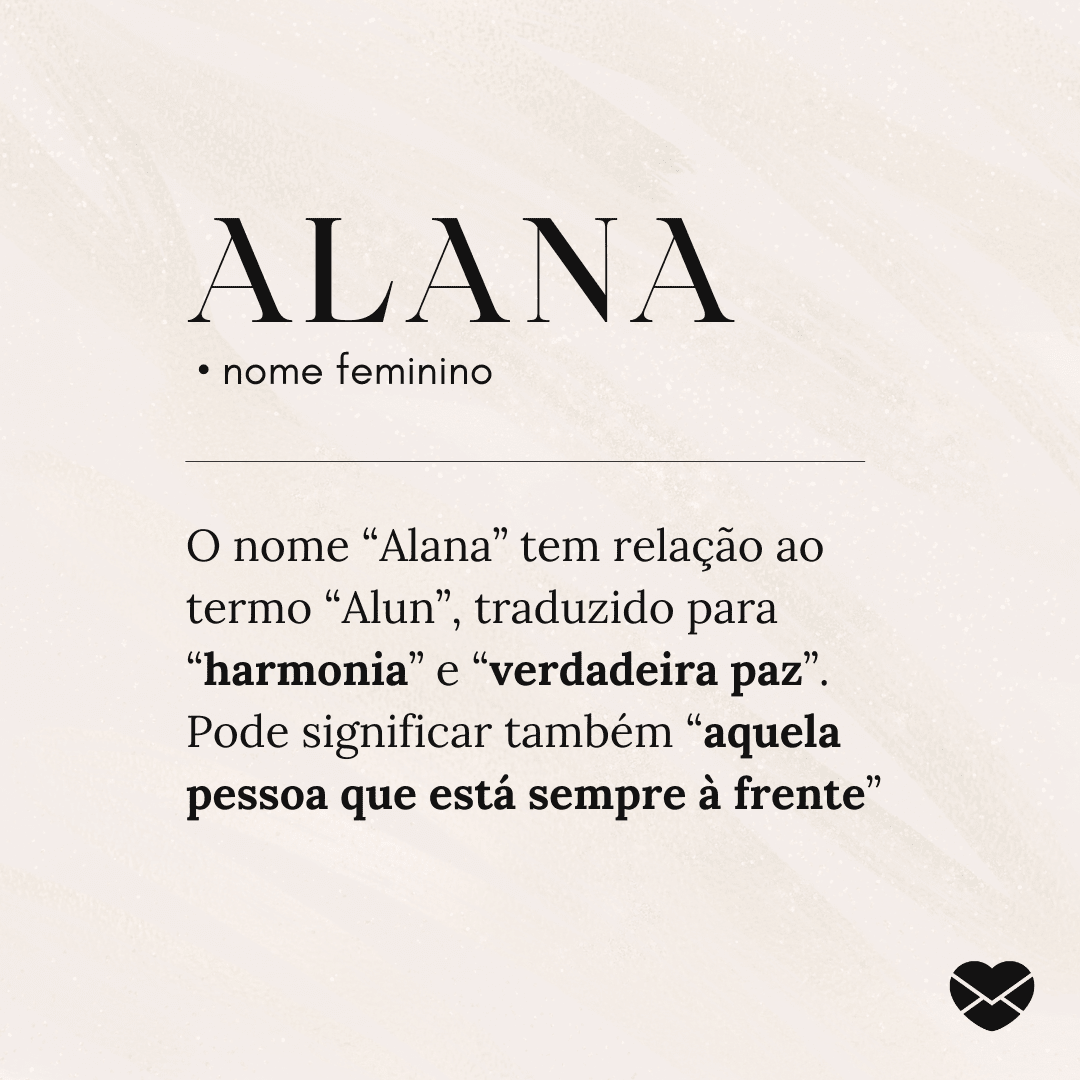 significado do nome alana