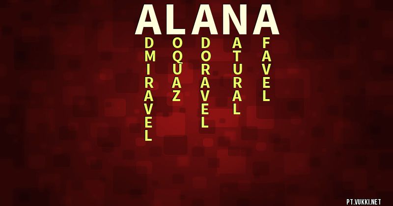 significado do nome alana