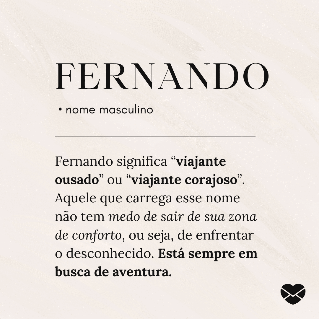 significado do nome fernando