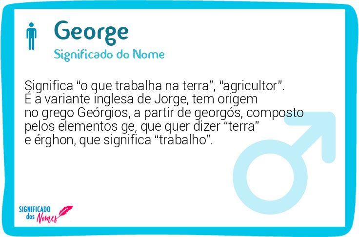 1. A Lenda de São Jorge e o Significado do Nome
2. George: Um Nome com Raízes na Terra e no Trabalho
3. Variações Globais do Nome George: De Jorge a Giorgio
4. Numerologia do Nome George: Criatividade e Comunicação
5. Personalidades Famosas Chamadas George