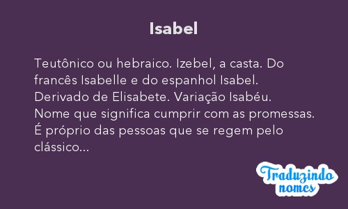 Isabel na Bíblia: A História da Mãe de João Batista; Princesa Isabel: Legado e Curiosidades da Redentora; Isabela vs. Isabel: Diferenças e Semelhanças dos Nomes; Apelidos Criativos para Isabel: De Bel a Liz; Nomes com Significado de Fé e Compromisso Espiritual