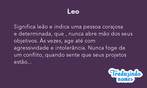 5 ideias de títulos:
1. Léo: A Força e a Nobreza do Leão no Nome
2. Desvendando o Significado de Léo: Origem