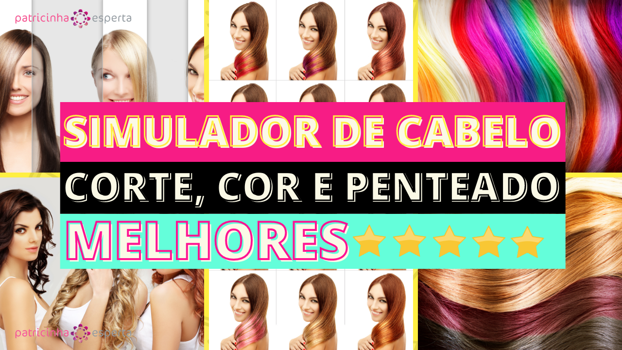 simulador de corte de cabelo masculino vs salão de beleza