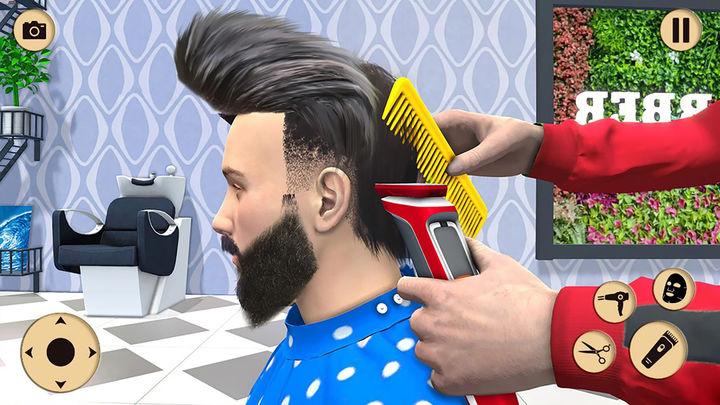 simulador de corte de cabelo masculino para rosto redondo