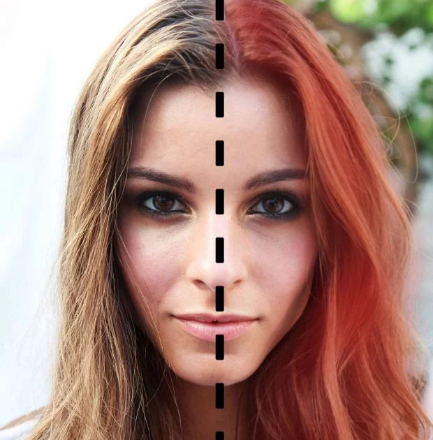 como simular cor de cabelo antes de pintar