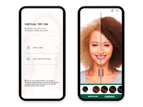 apps para testar cor de cabelo