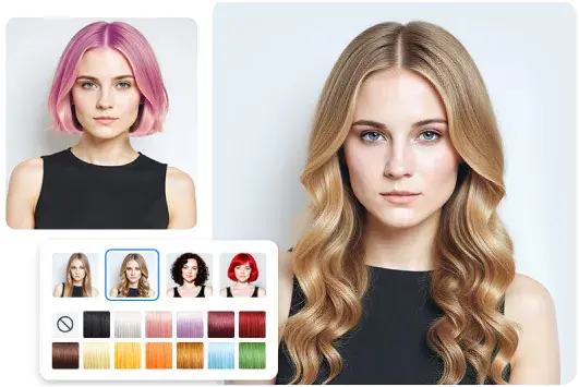 testador virtual de tintura de cabelo online