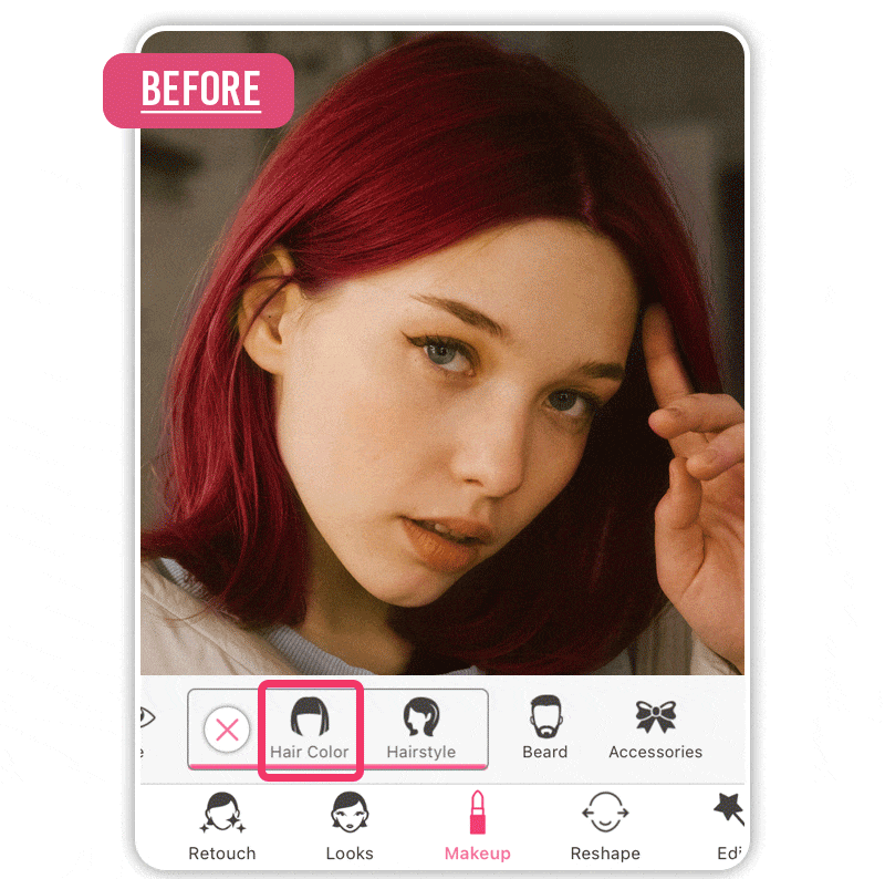testador virtual de tintura de cabelo online