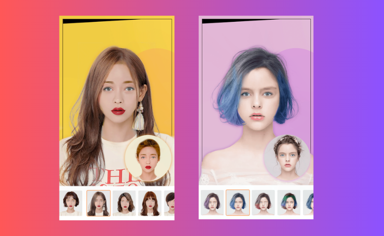 simulador de corte de cabelo vs cabeleireiro profissional