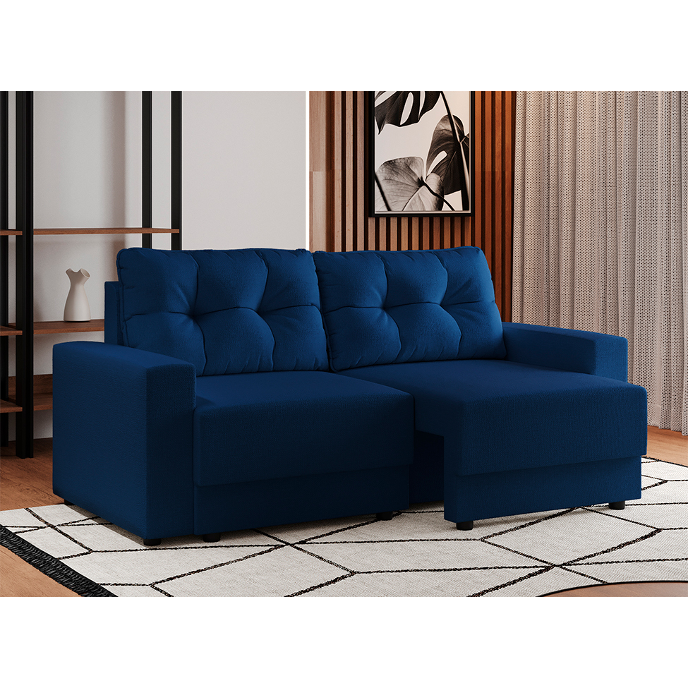 sofá azul turquesa