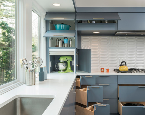 soluções inteligentes para armário de canto de cozinha